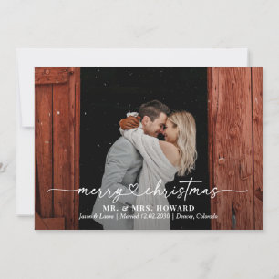 Darling Heart God jul Photo Card Julkort