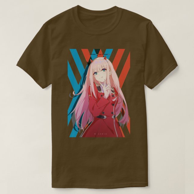 Darling i Franxx Anime T Shirt (Design framsida)