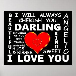 Darling I Kärlek You Poster