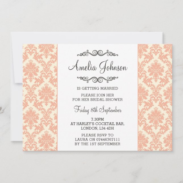 Darling Inbjudningskort för möhippan (Framsida)