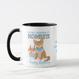 Darling Långhårigare Brown Chihuahua MAMMA Birthda Mugg