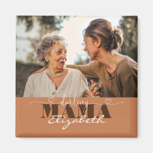 Darling Mamma Photo Gift för Mamma Magnet