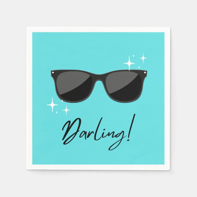 Darling Sunglasses Pappersservett (Framsidan)