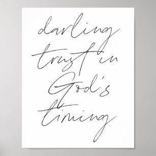 Darling Trust i Guds tidtabell Poster