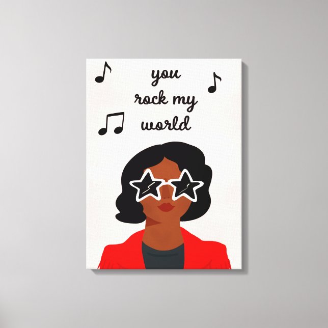 Darling Valentine III Canvastryck (Framsida)