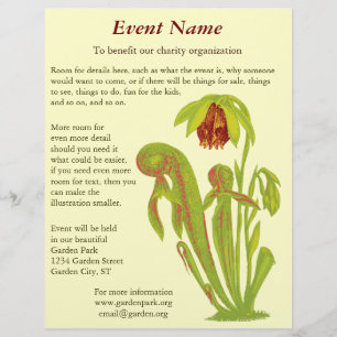 Darlingtonia californica, Carnivorous Plant Reklamblad