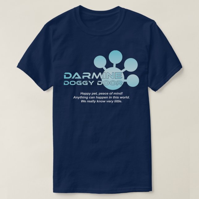 Darmine Doggy Door itysl T Shirt (Design framsida)
