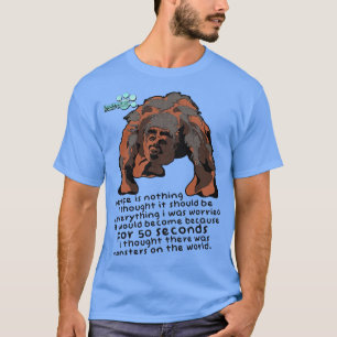 Darmine Doggy Door Richard Nixon Gris Monster T Shirt