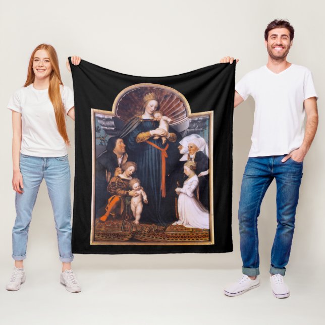 Darmstadt Madonna, Holbein the Younger Fleecefilt (På plats)