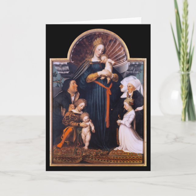 Darmstadt Madonna, Holbein the Younger Kort (Framsida)