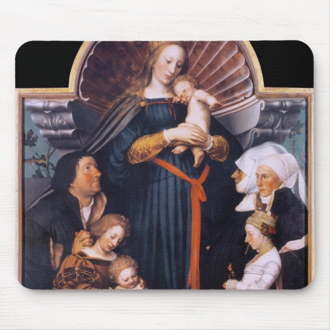 Darmstadt Madonna, Holbein the Younger Musmatta (Framsidan)