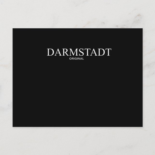 Darmstadt Original Outfit - Classic Stil Vykort (Framsida)