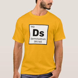 Darmstadtium/Periodic Bord - Ds Inslag T-Shirt