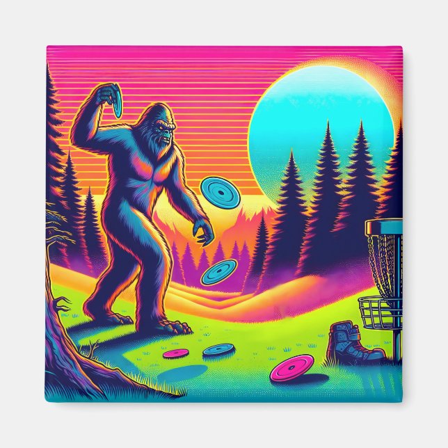 Darn Träd | Bigfoot Golf Humor Magnet (Framsidan)