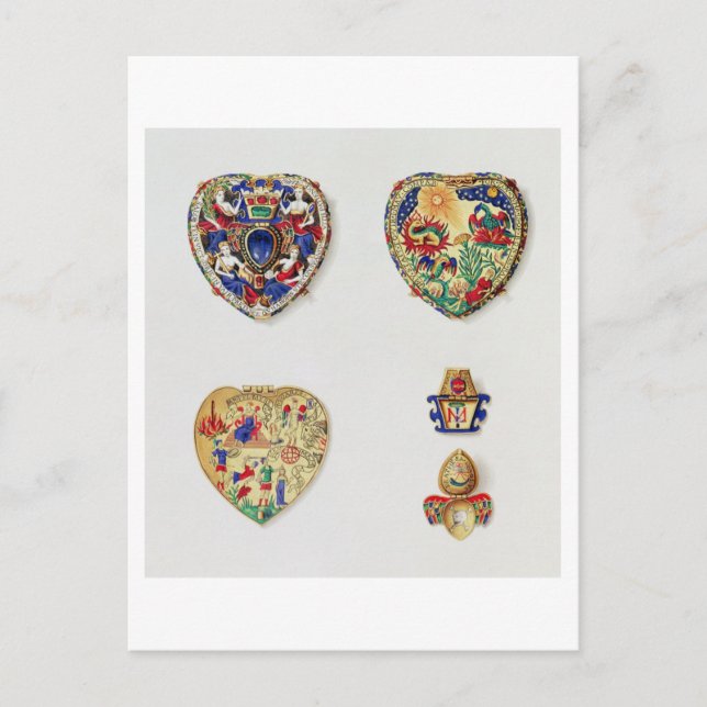Darnley Jewel, från 'Historiska anteckningar på L Vykort (Framsida)