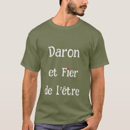 Daron et fier de t shirt