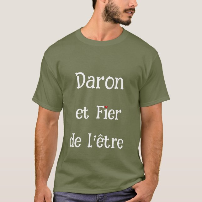 Daron et fier de t shirt (Framsida)