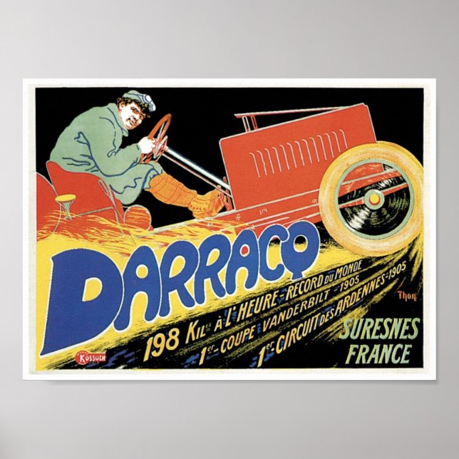 Darraco Automobile Poster (Framsidan)