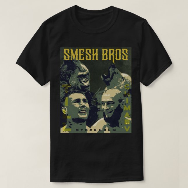 Darren Till, Khamzat Chimaev, Smesh Bros, Gifts Fo T Shirt (Design framsida)