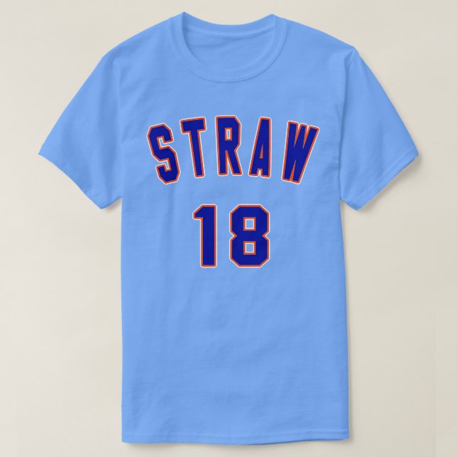 Darryl Strawberry 18 1988 Stil Jersey T Shirt (Design framsida)