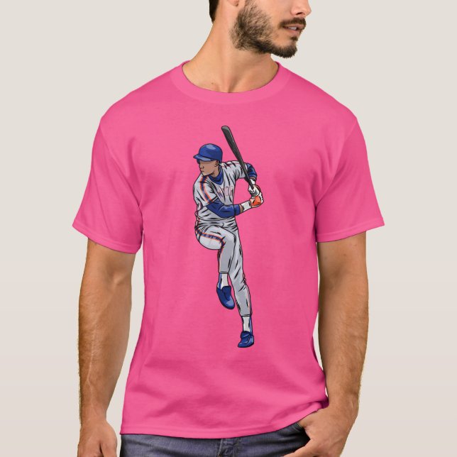 Darryl Strawberry är Redo till den Slå Tecknaden S T Shirt (Framsida)