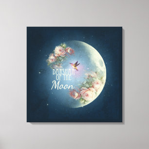 DARSHAN vid Måne - Wrapped Canvas