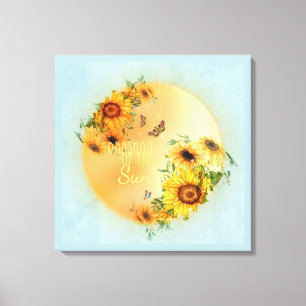 DARSHAN vid Sol - Wrapped Canvas