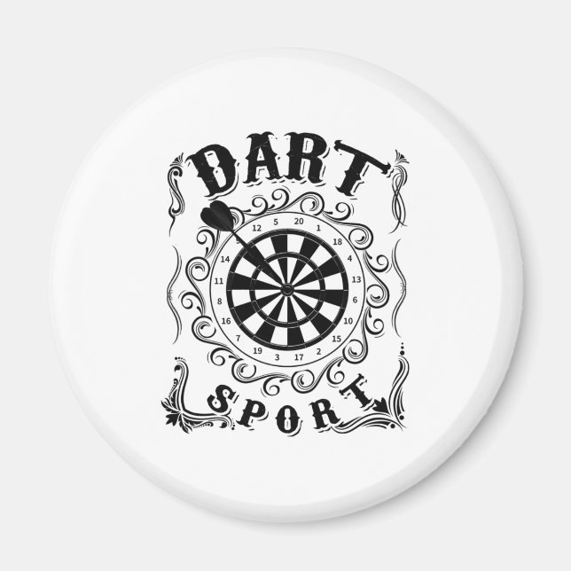 Dart är min sport magnet (Framsidan)