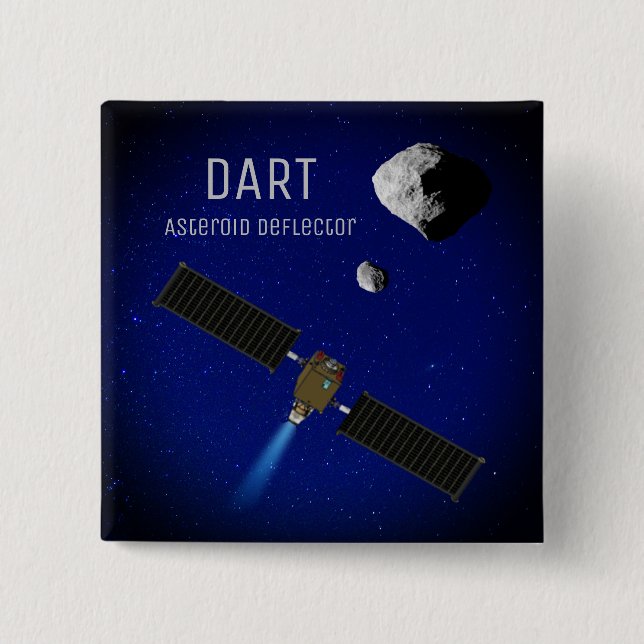 DART Asteroid som bryter ned rymdfarkoster Knapp (Framsida)