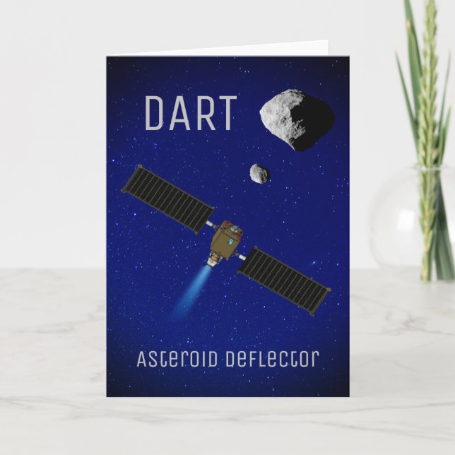 DART Asteroid som bryter ned rymdfarkoster Kort (Framsida)