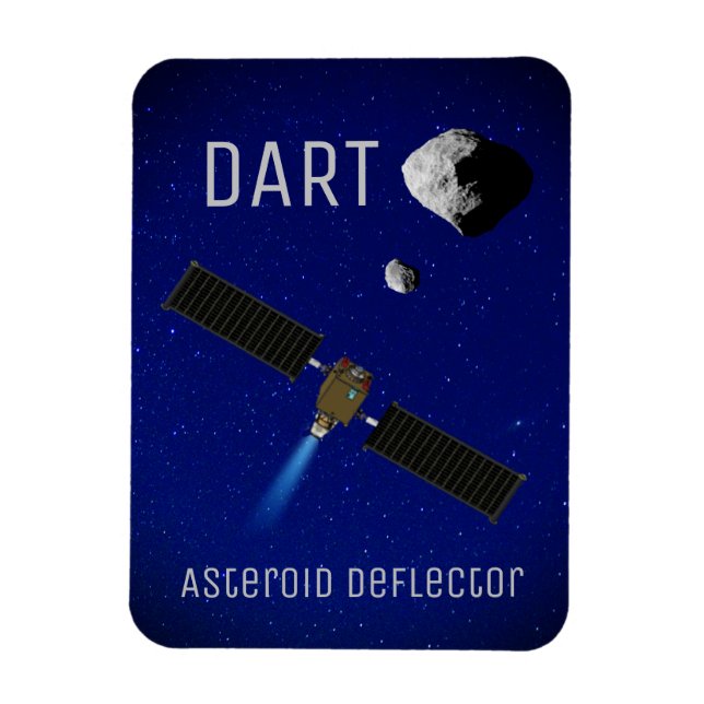 DART Asteroid som bryter ned rymdfarkoster Magnet (Vertikal)