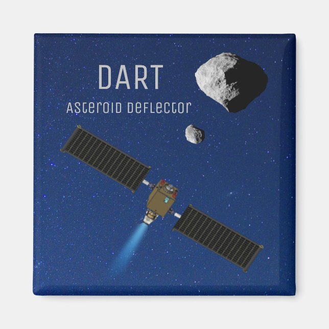 DART Asteroid som bryter ned rymdfarkoster Magnet (Framsidan)