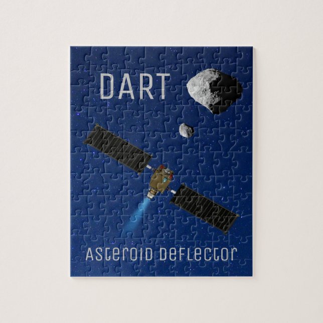 DART Asteroid som bryter ned rymdfarkoster Pussel (Vertikal)