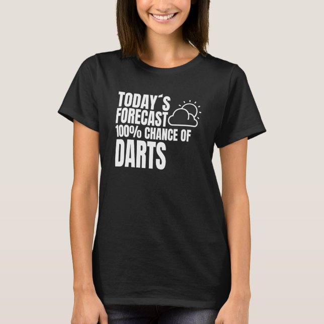 Dart board dart arrow darts tournament darts sayin t shirt (Framsida)