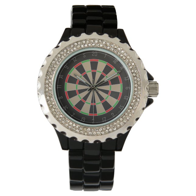 Dart Board Darts Bullseye Armbandsur (Framsida)