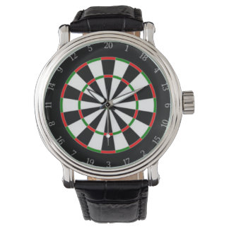 Dart Board Dial Watch Armbandsur