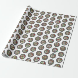 Dart Board On White Presentpapper