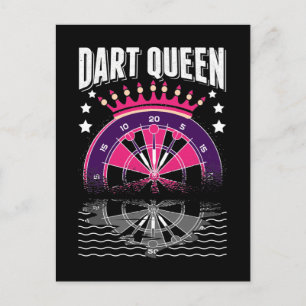 Dart Drottning Pil Trippel Darttavla 180 Roliga Da Vykort