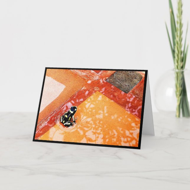 Dart Frog Foleting Card Tack Kort (Framsida)
