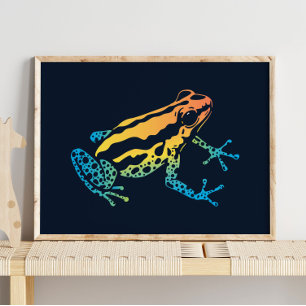 Dart Frog   Väggutskrift för jungelrum Poster