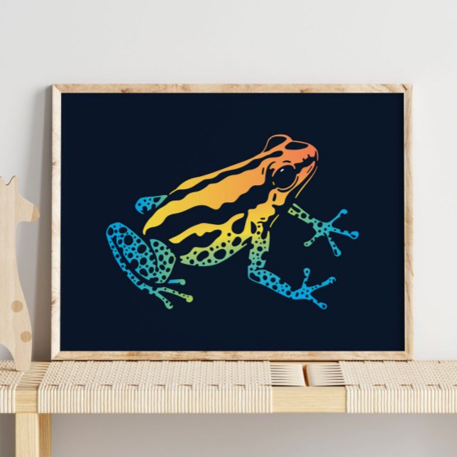 Dart Frog | Väggutskrift för jungelrum Poster (Skapare uppladdad)