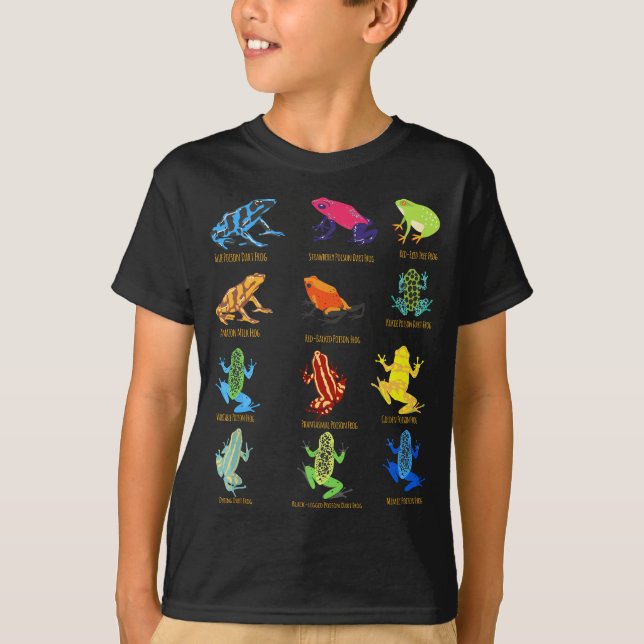 Dart Frogs identitetskort för Frog Älskare T Shirt (Framsida)