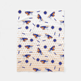 Dart Gun Battle Krig Boys Target Mönster Fleecefilt