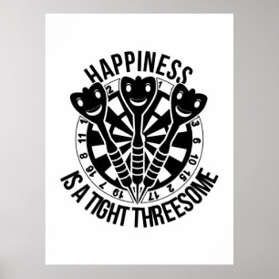 Dart Happity är en tjock tröskel Poster
