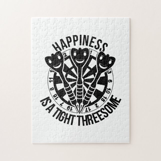 Dart Happity är en tjock tröskel Pussel (Vertikal)