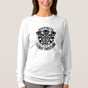 Dart Happity är en tjock tröskel T Shirt