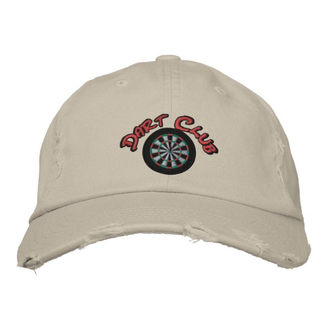 Dart Klubb Embroized Hat Broderad Keps (Framsida)