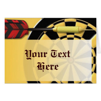 Dart-kort Hälsningskort