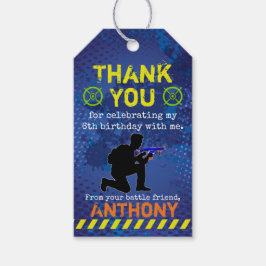 Dart Krig Party Dart Gun Birthday Presentetikett