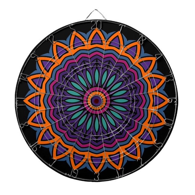 DART Mandala - Flower Piltavla (Framsidan)